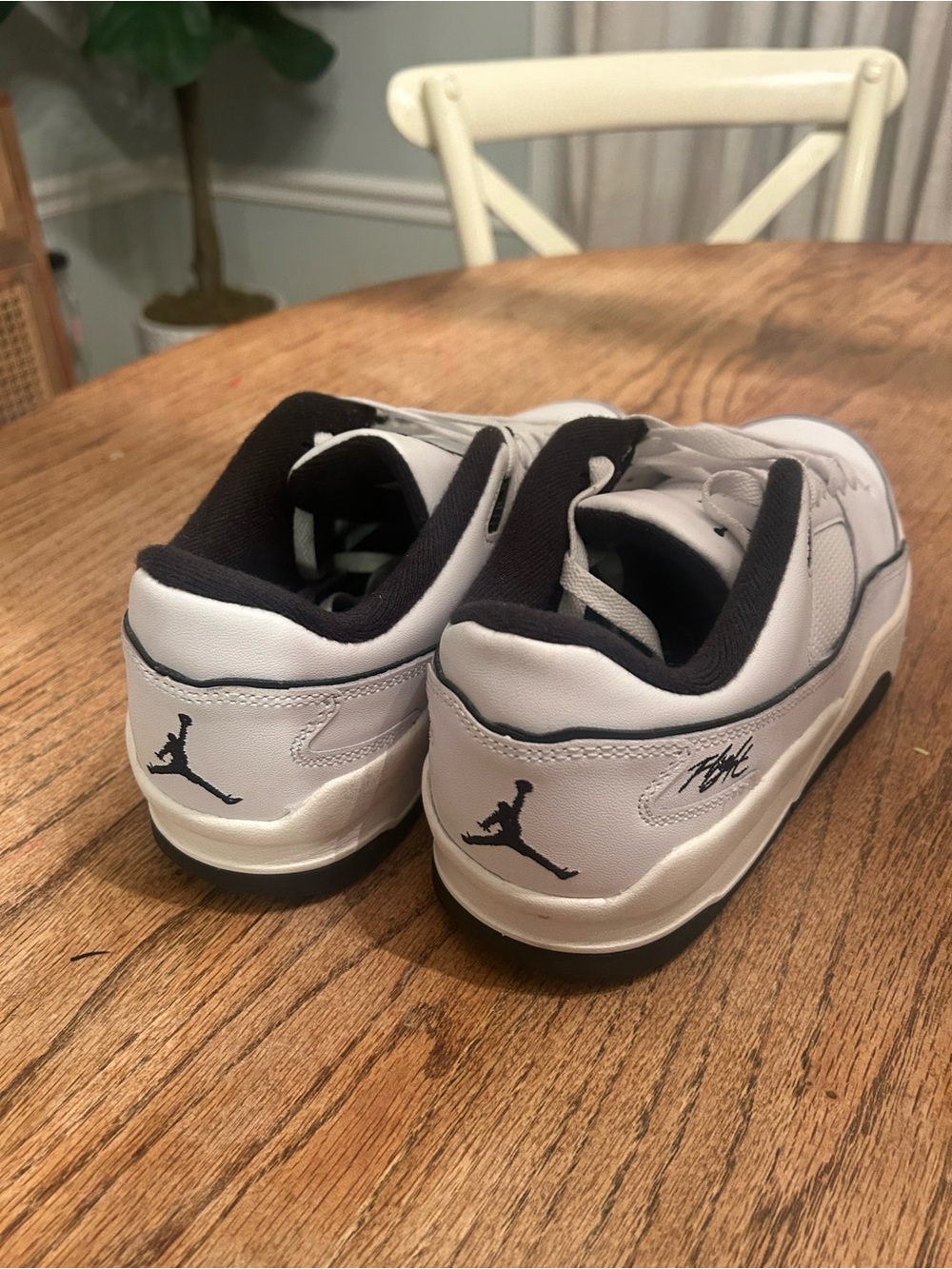 Men’s Jordan Flight White/Black Low-Top Sneakers